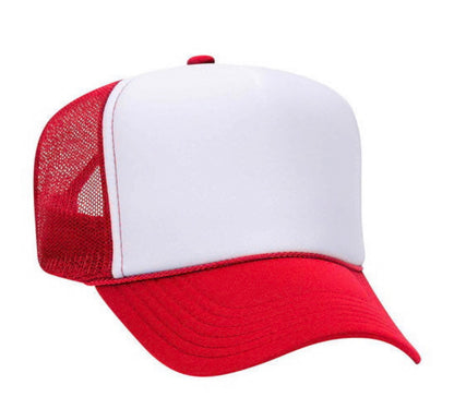 Polyester Foam Front 5-Panel Mesh Back Trucker Hats