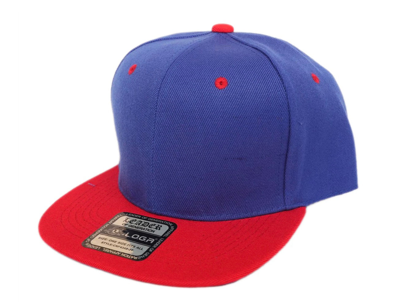 Leader LOGA 6-Panel Structured Flat Visor Classic Two-Tone Snapback