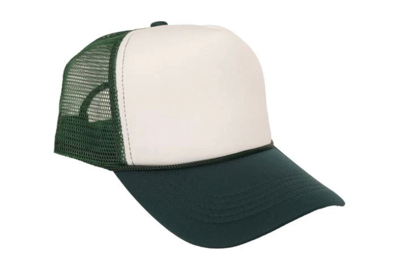 Polyester Foam Front 5-Panel Mesh Back Trucker Hats