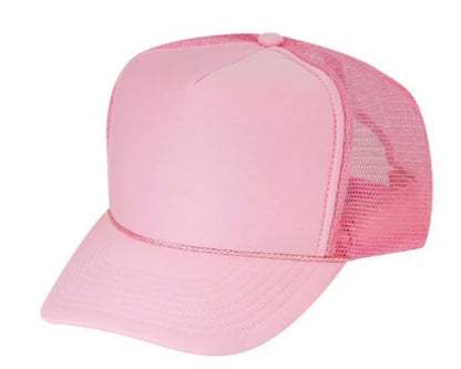 Polyester Foam Front 5-Panel Mesh Back Trucker Hats
