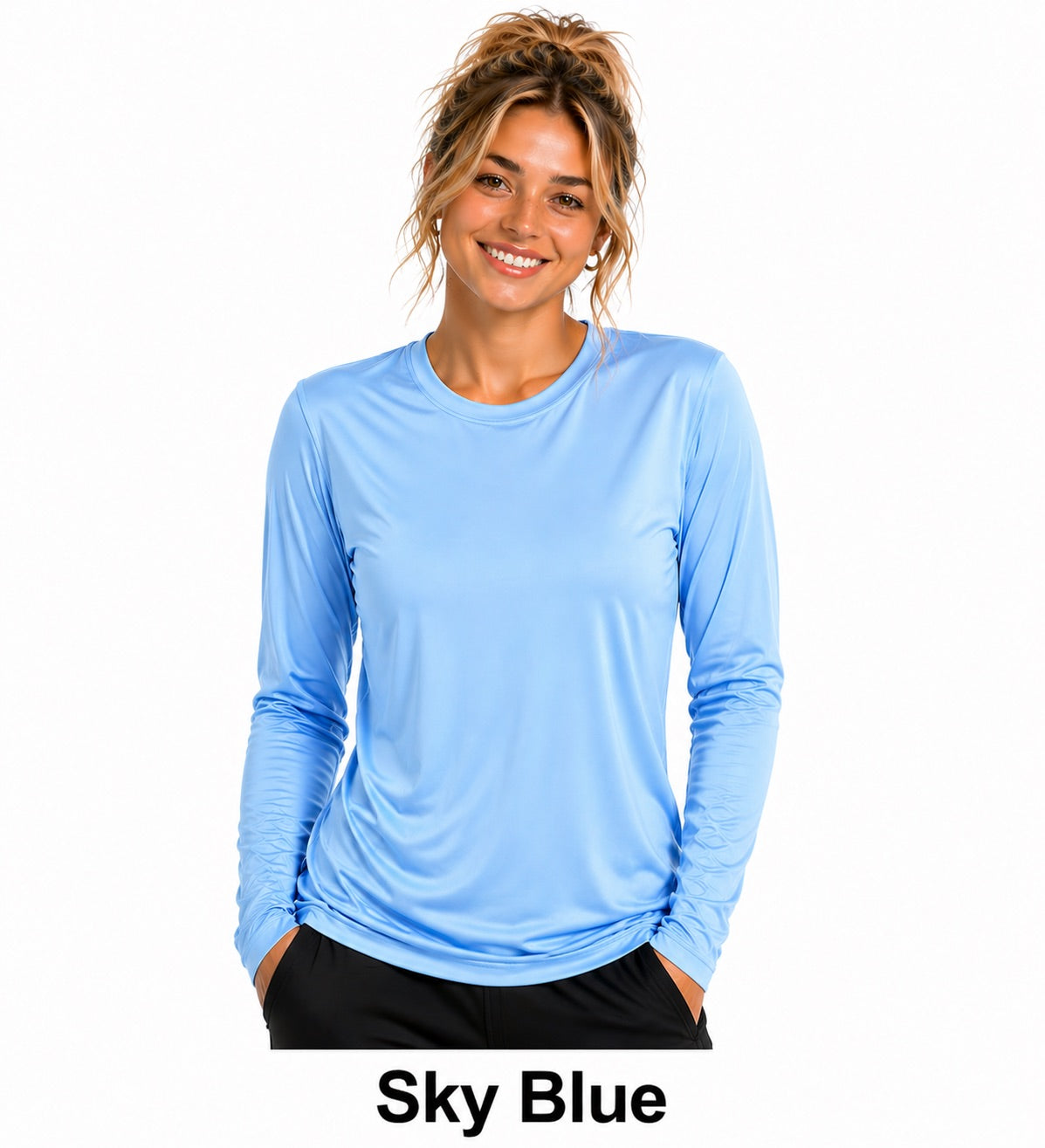 Performance Long Sleeve Unisex Shirts (100% polyester)
