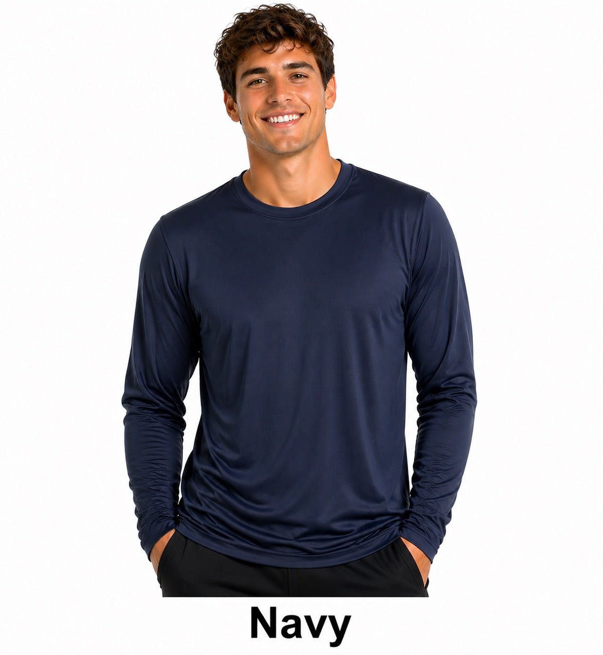 Performance Long Sleeve Unisex Shirts (100% polyester)
