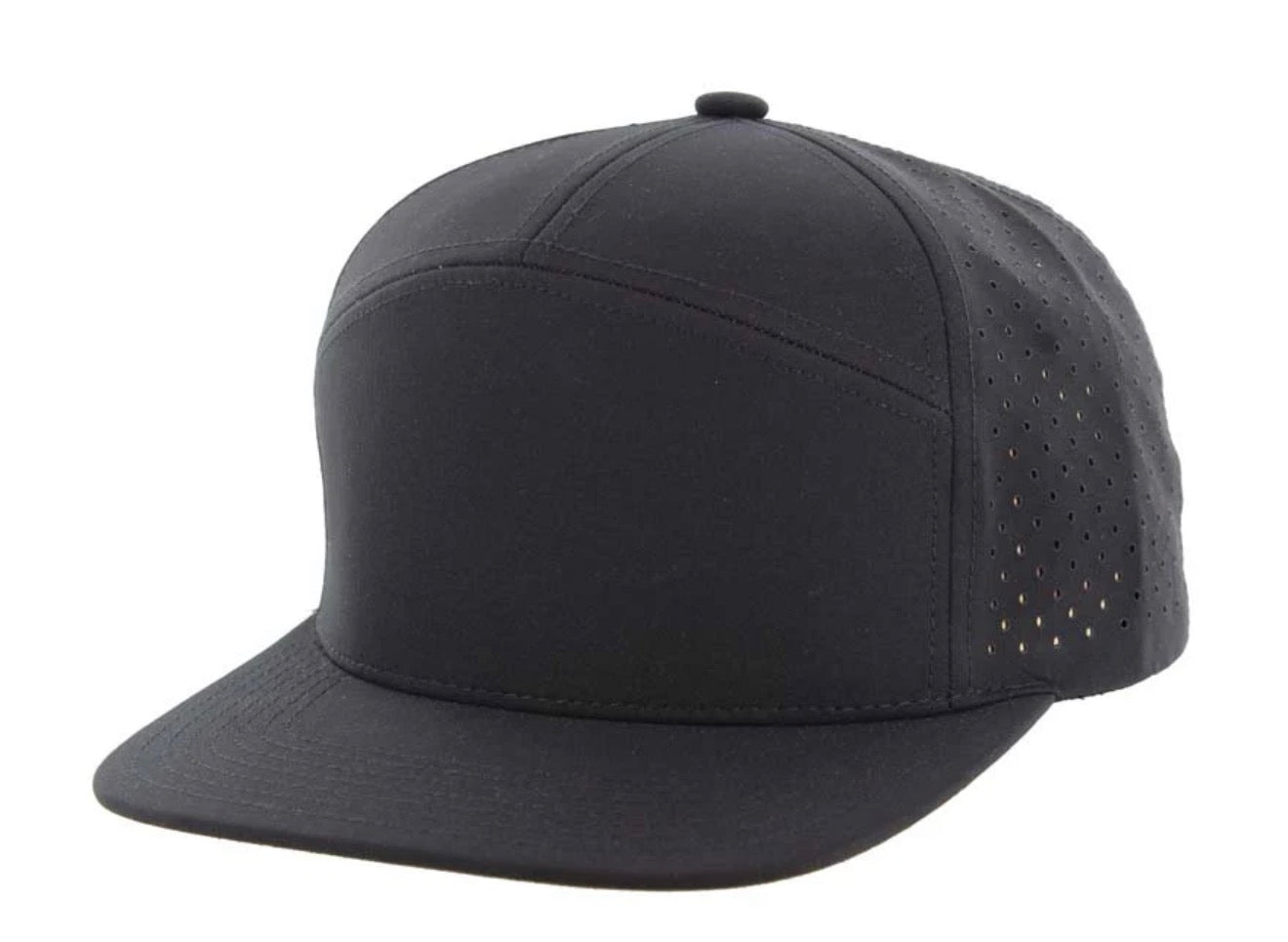 KAMEL 707 7 PANEL Hydro Performance Flat Adjustable Snapback Trucker Cap
