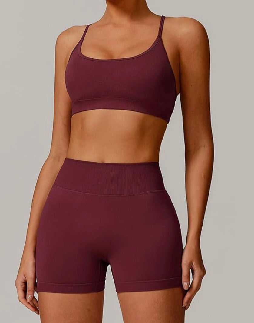 Scrunch Butt and Sport Bra Set