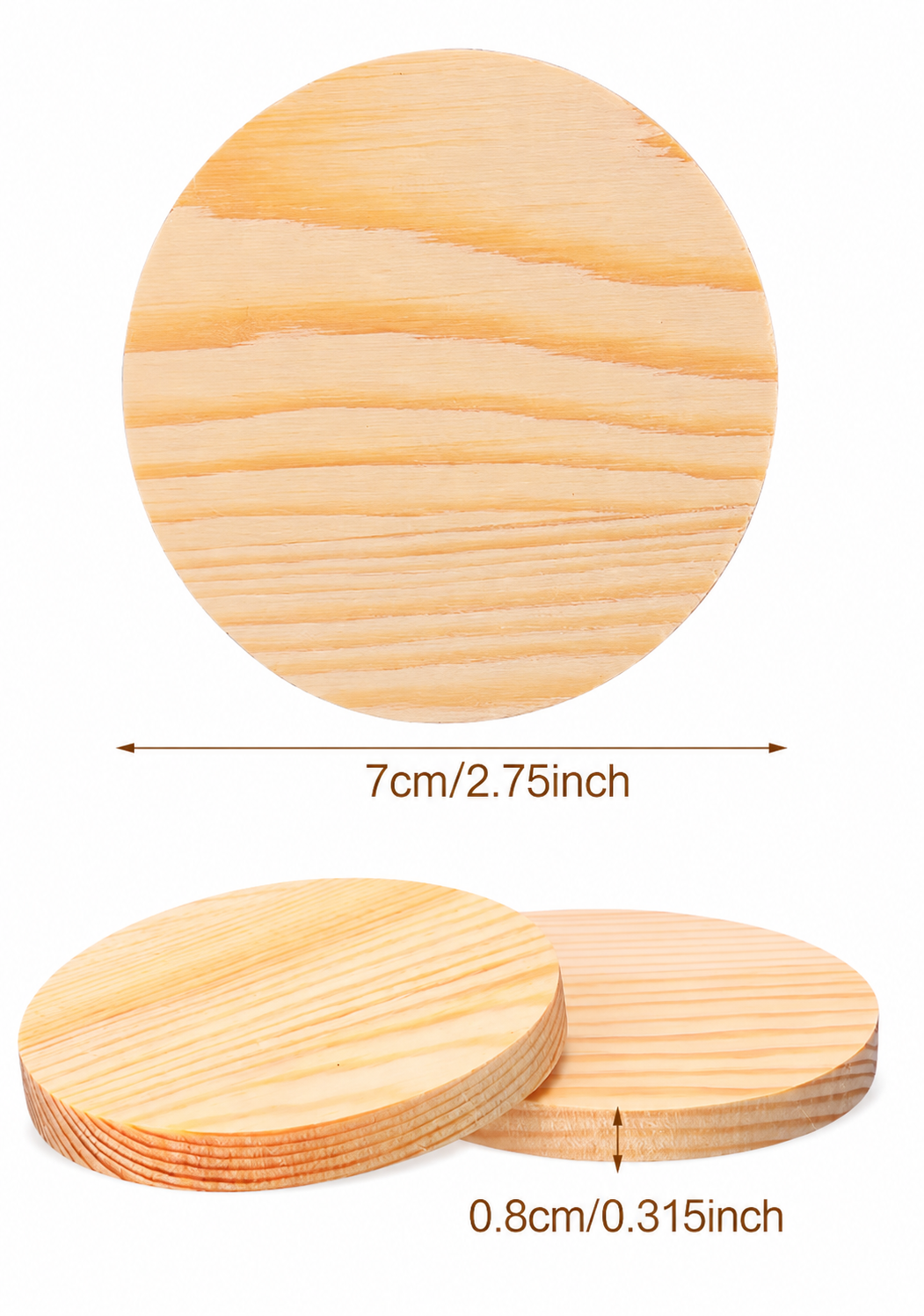 Wooden Car Coasters
