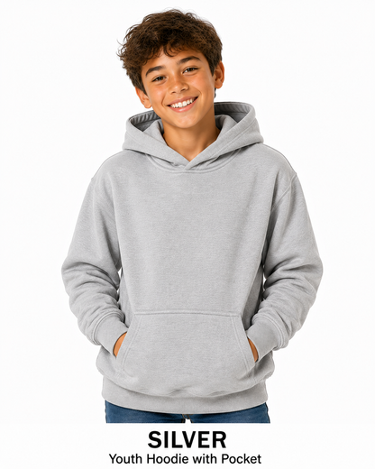 Youth Cotton Hoodie Unisex Sweatshirts