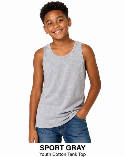Youth Cotton Tank Top