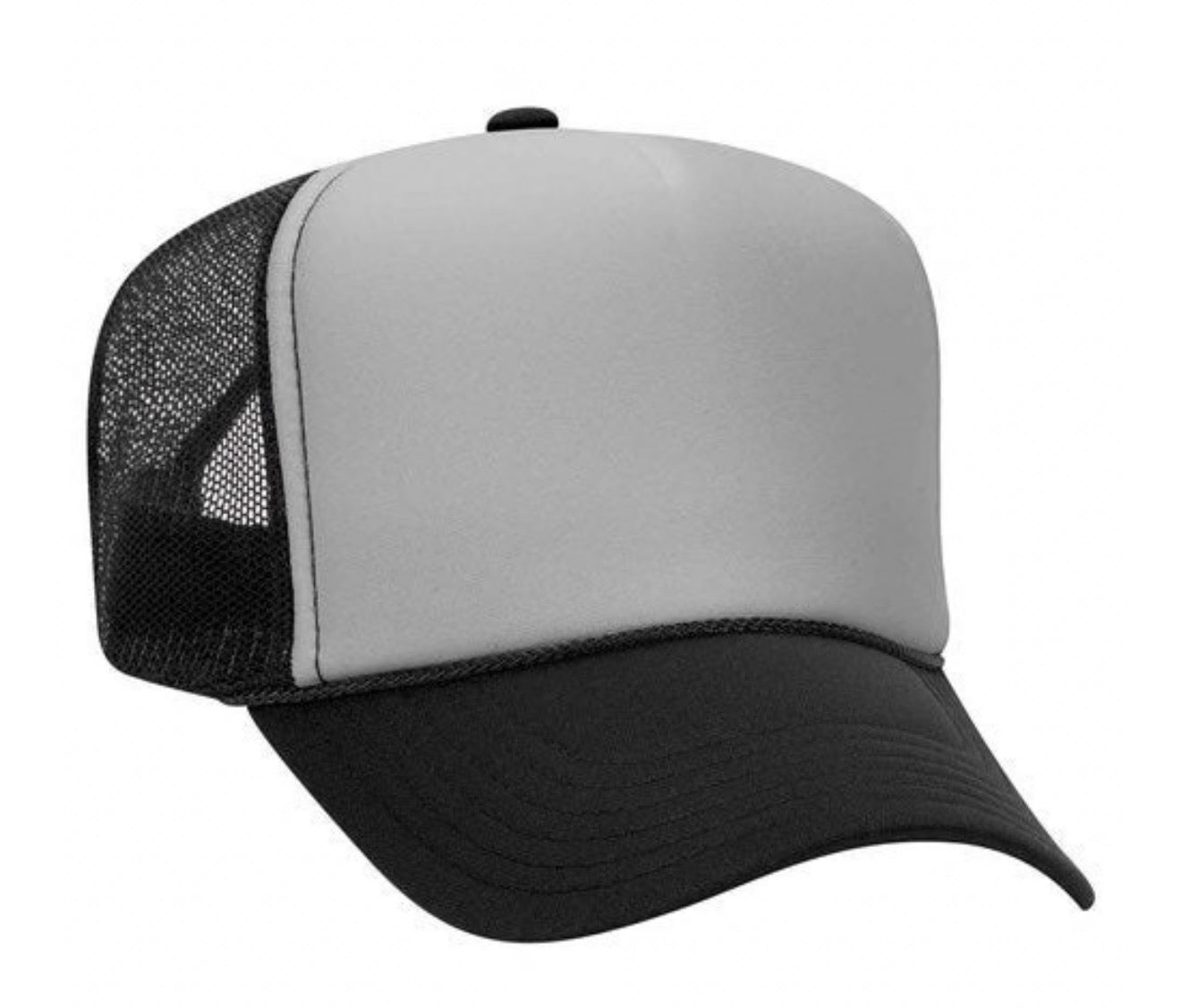 Polyester Foam Front 5-Panel Mesh Back Trucker Hats
