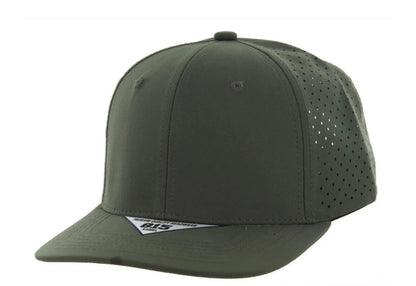 Dallas 815 Hydro 6 Panel Performance Laser Perforated Snapback Trucker Cap