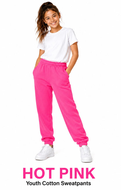 Youth Cotton Sweat Pants