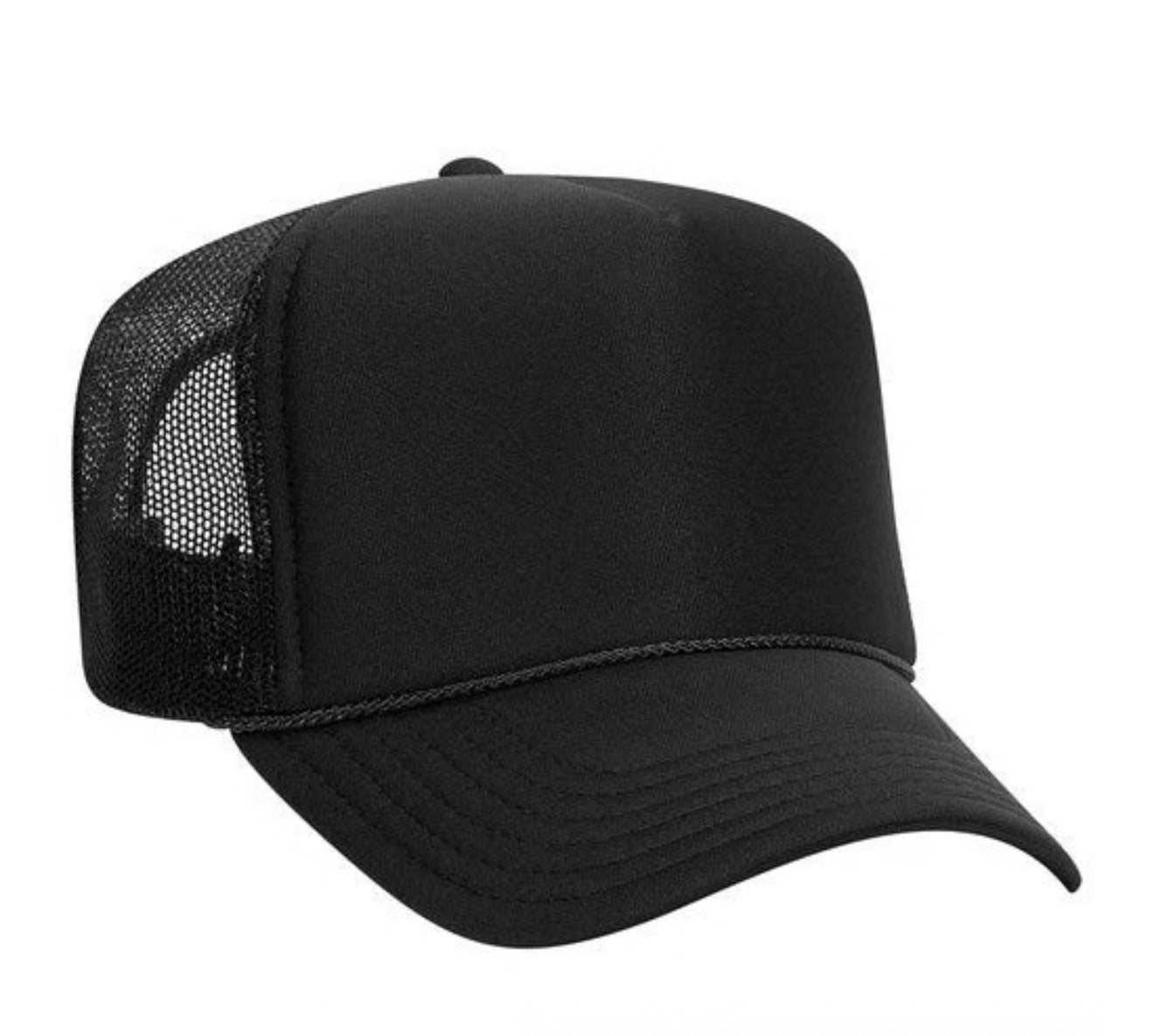 Polyester Foam Front 5-Panel Mesh Back Trucker Hats