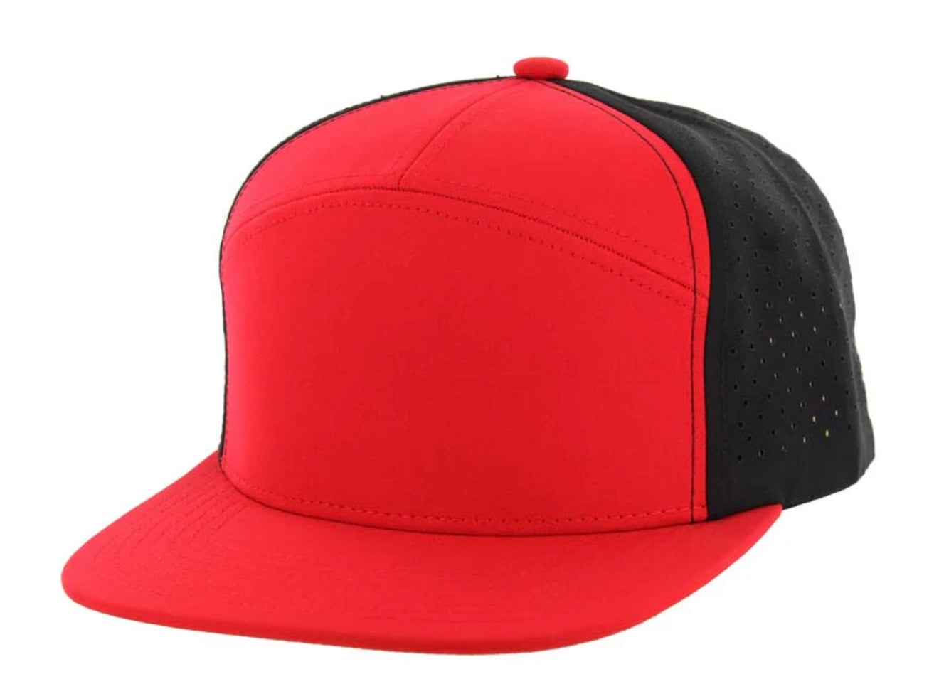 KAMEL 707 7 PANEL Hydro Performance Flat Adjustable Snapback Trucker Cap