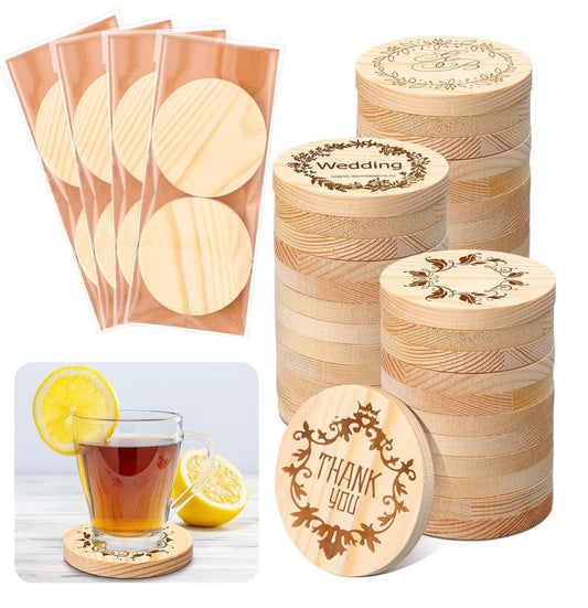 Wooden Car Coasters