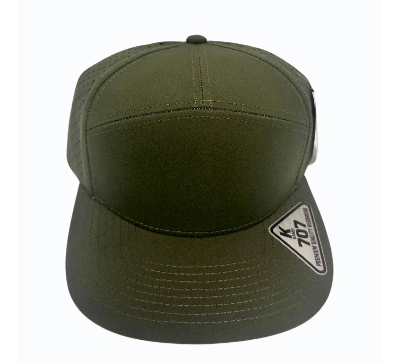 KAMEL 707 7 PANEL Hydro Performance Flat Adjustable Snapback Trucker Cap