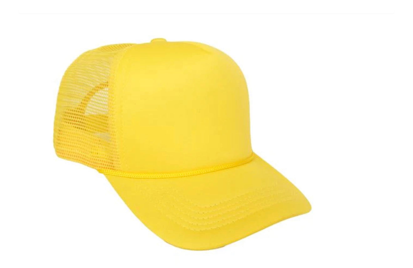 Polyester Foam Front 5-Panel Mesh Back Trucker Hats