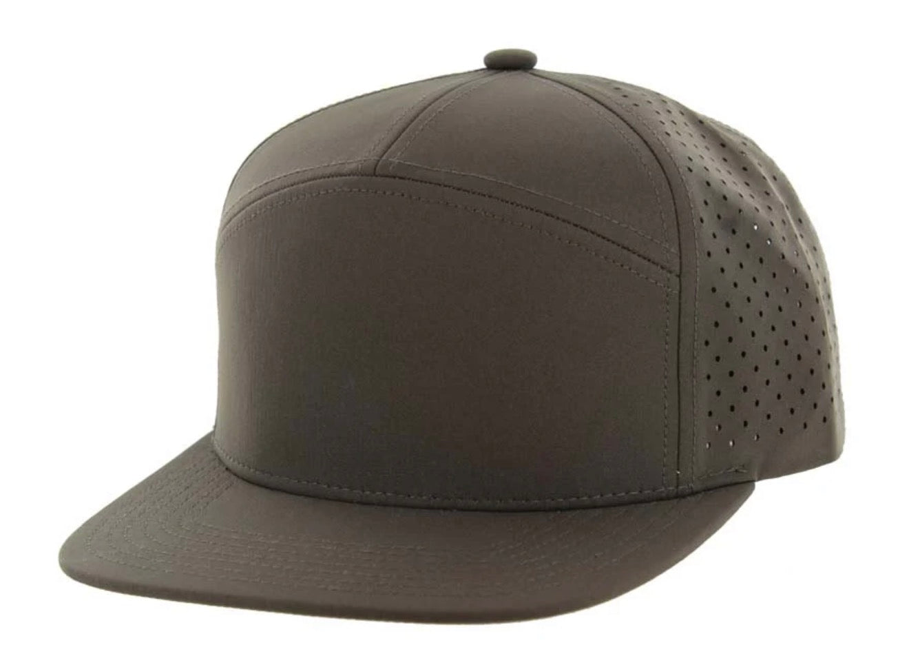 KAMEL 707 7 PANEL Hydro Performance Flat Adjustable Snapback Trucker Cap