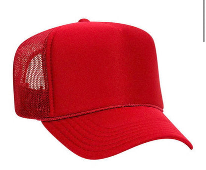 Polyester Foam Front 5-Panel Mesh Back Trucker Hats