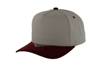 Kamel 804 5 Panel Suede Visor HIGH CROWN SLIGHT CURVE