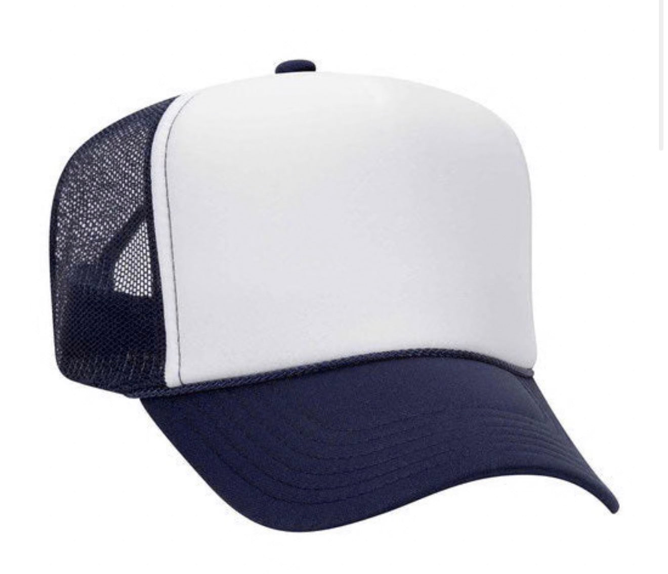 Polyester Foam Front 5-Panel Mesh Back Trucker Hats