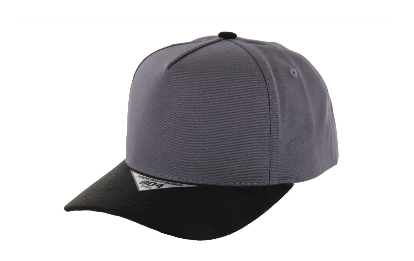 Kamel 804 5 Panel Suede Visor HIGH CROWN SLIGHT CURVE