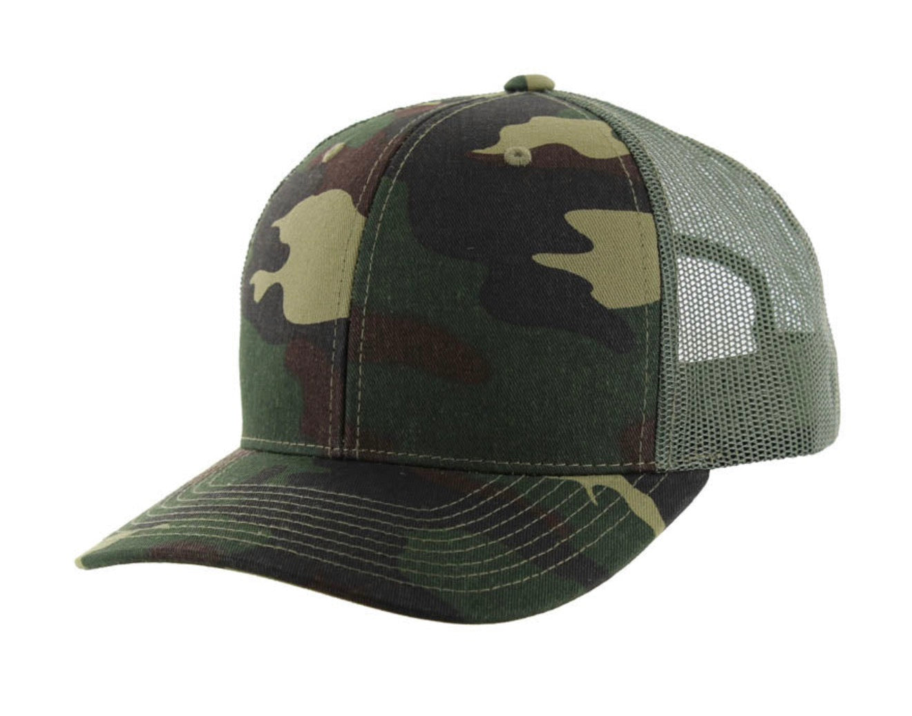 Kamel 815 Snapback Mesh Trucker Cap Slight Curve Hat