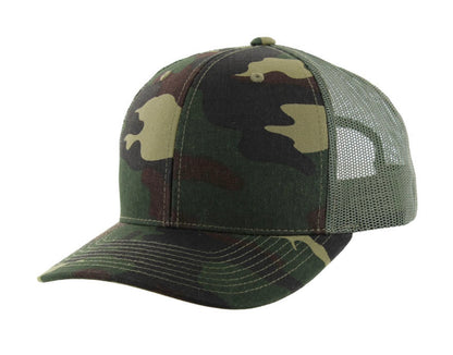 Kamel 815 Snapback Mesh Trucker Cap Slight Curve Hat