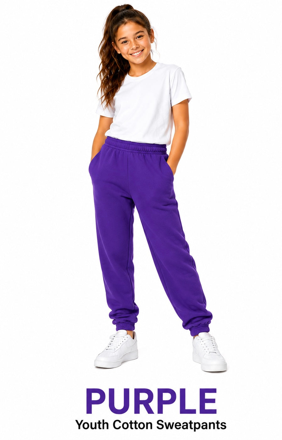 Youth Cotton Sweat Pants