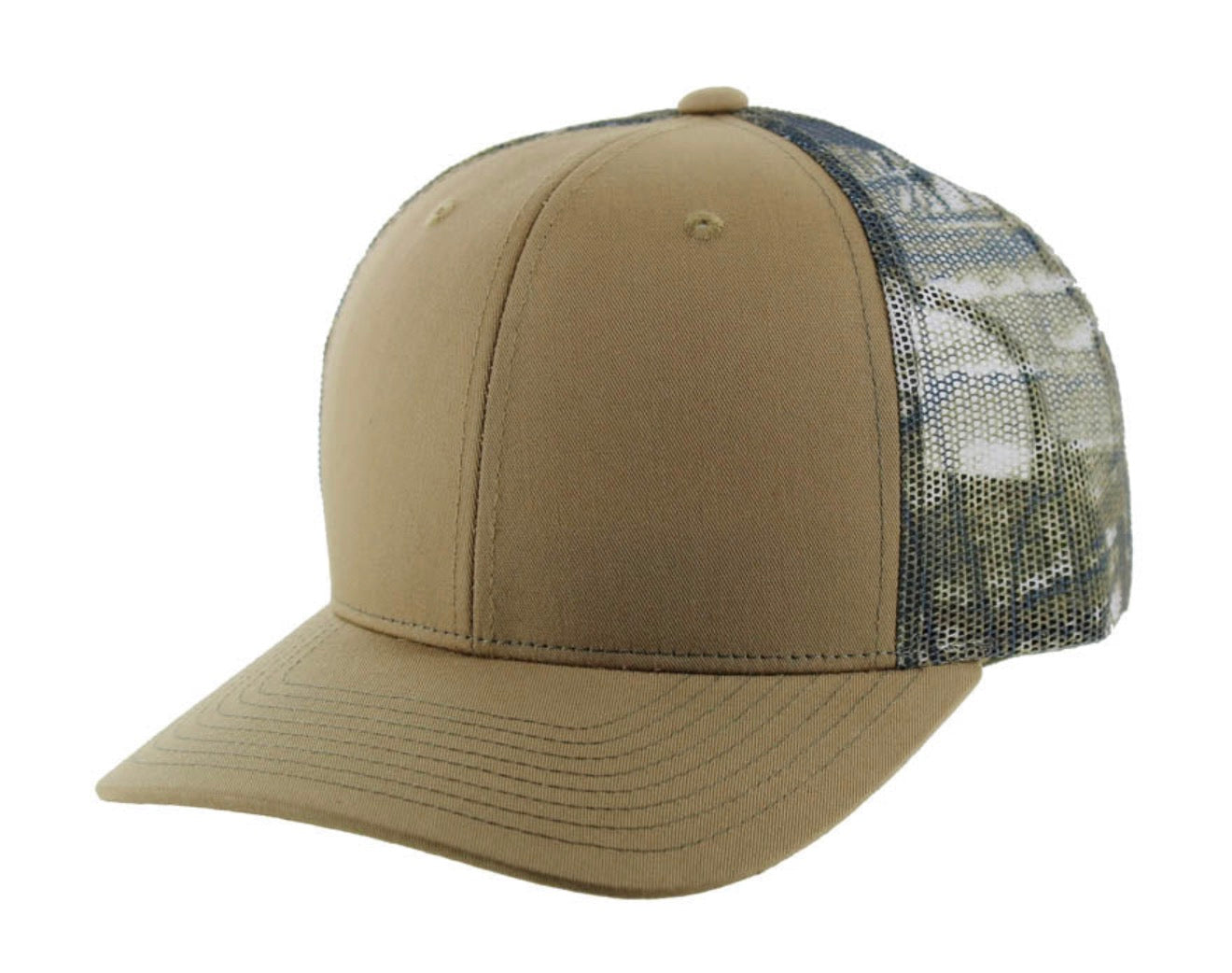 Kamel 815 Snapback Mesh Trucker Cap Slight Curve Hat