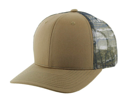 Kamel 815 Snapback Mesh Trucker Cap Slight Curve Hat