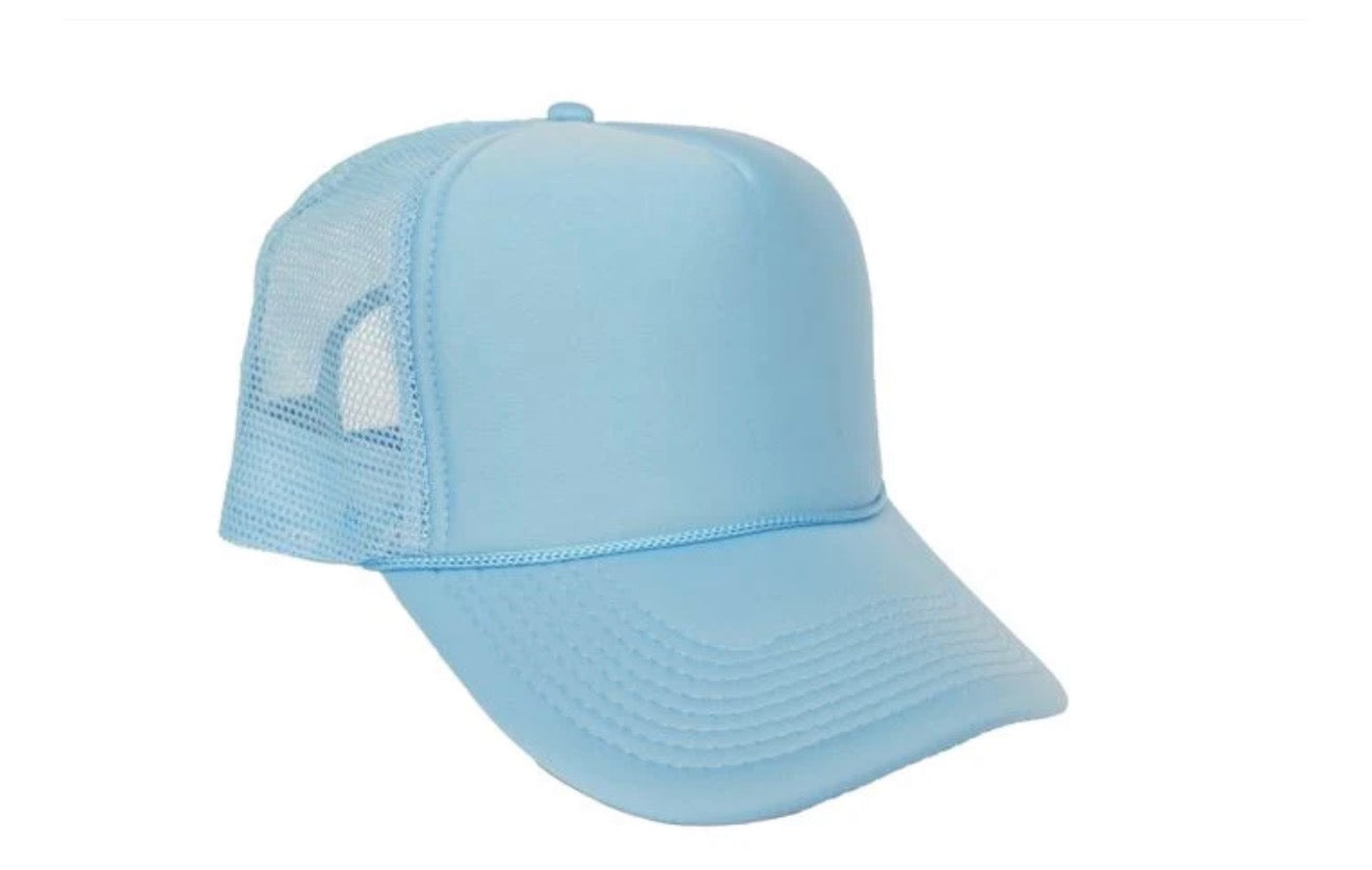 Polyester Foam Front 5-Panel Mesh Back Trucker Hats