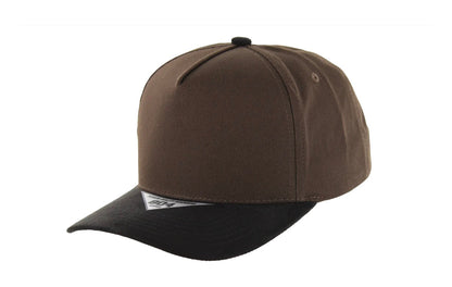 Kamel 804 5 Panel Suede Visor HIGH CROWN SLIGHT CURVE