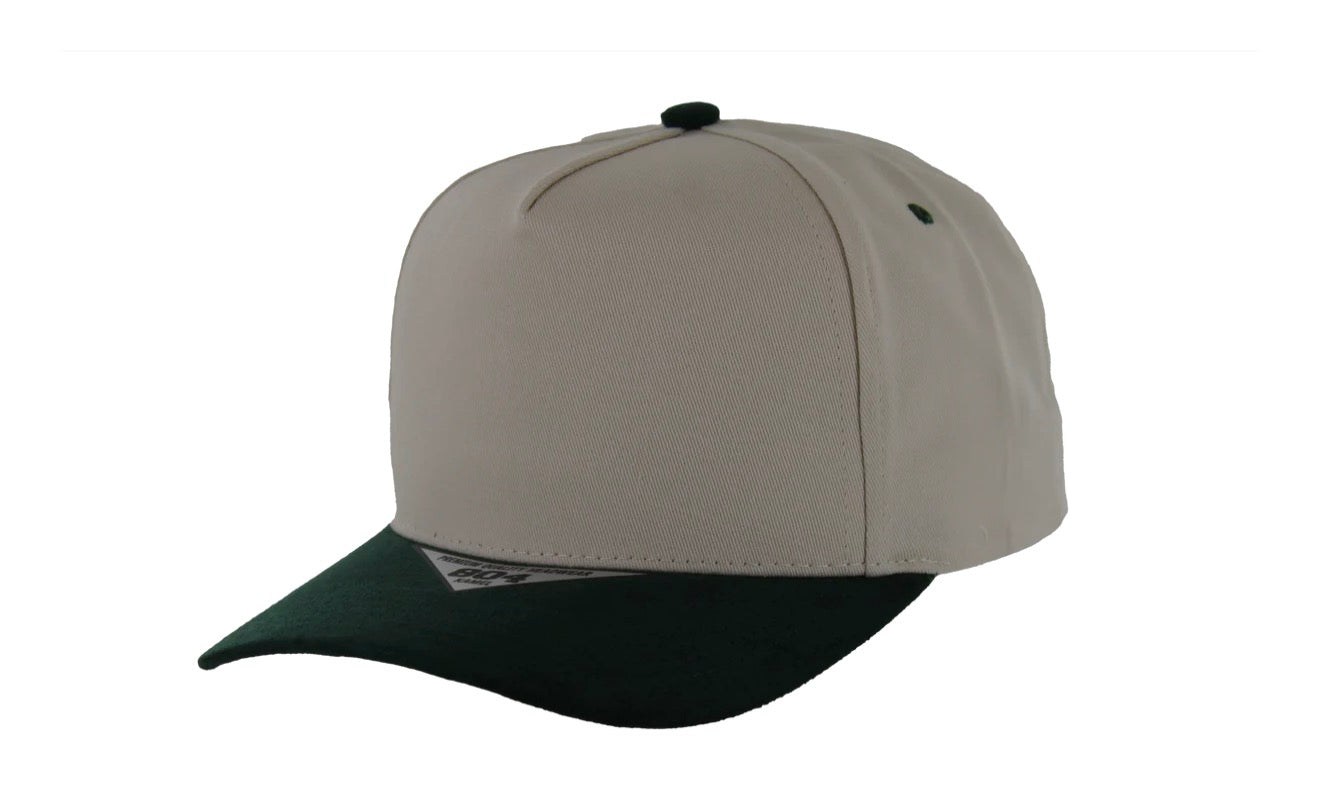 Kamel 804 5 Panel Suede Visor HIGH CROWN SLIGHT CURVE
