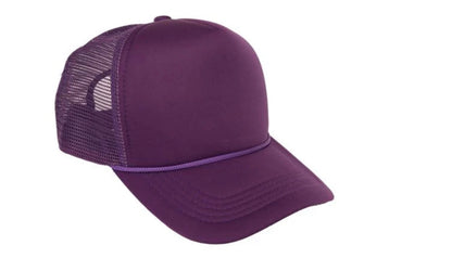 Polyester Foam Front 5-Panel Mesh Back Trucker Hats