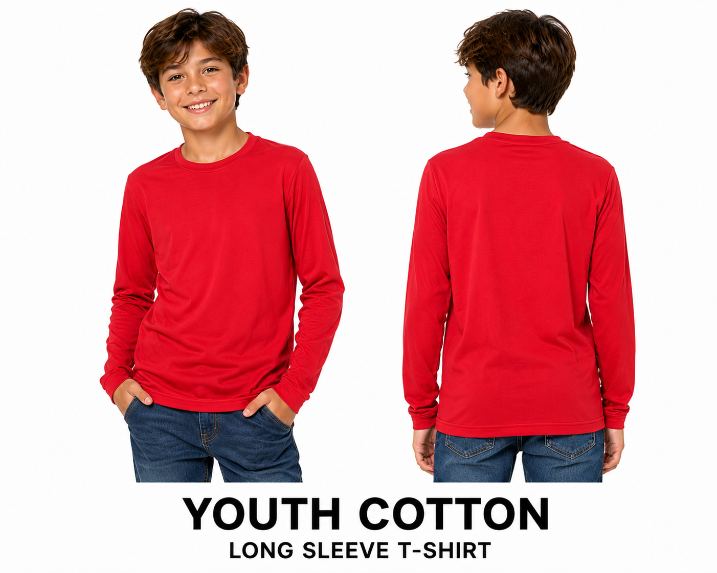 Youth Cotton Long Sleeve T-shirt