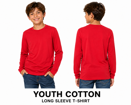 Youth Cotton Long Sleeve T-shirt
