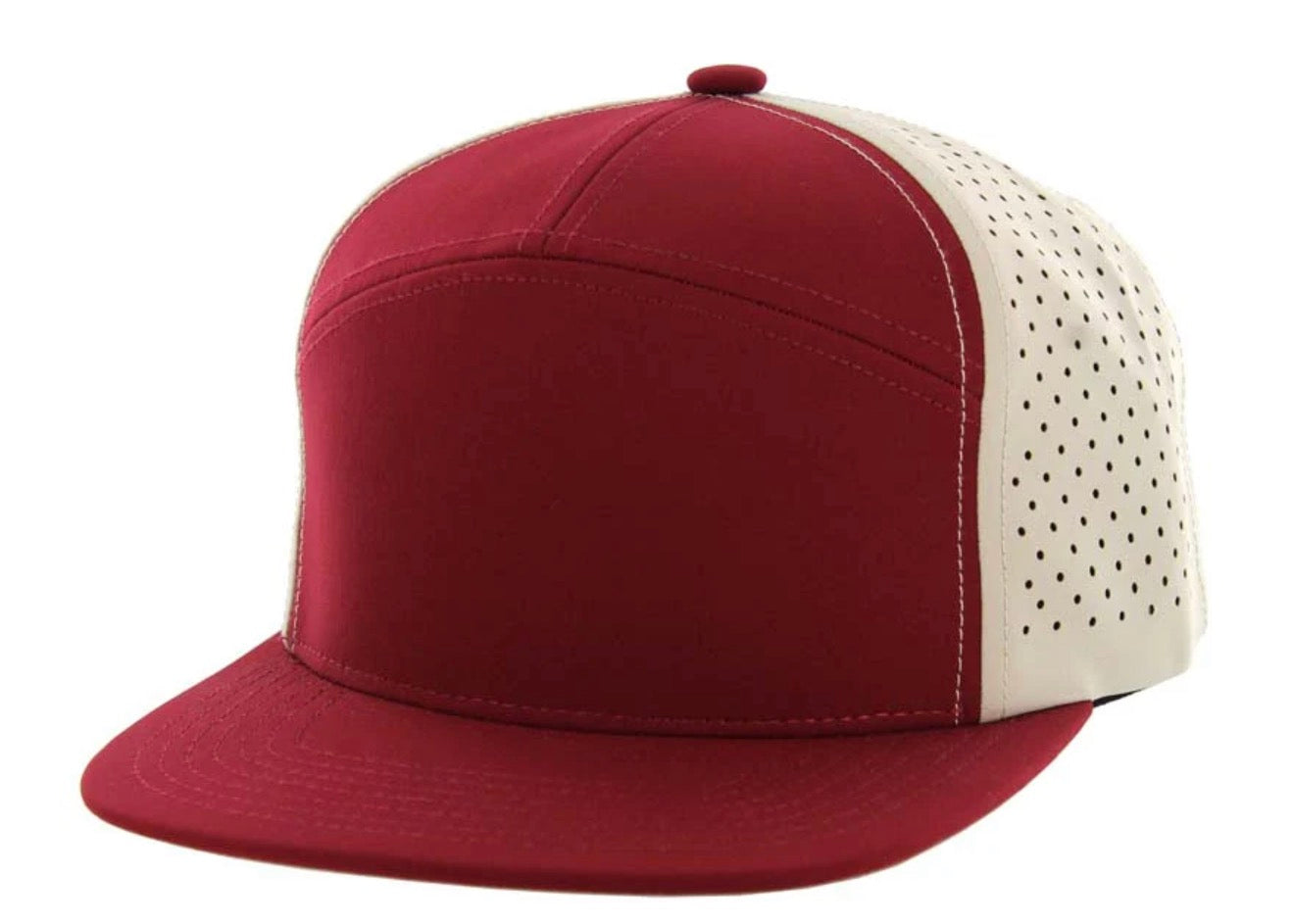 KAMEL 707 7 PANEL Hydro Performance Flat Adjustable Snapback Trucker Cap