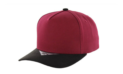 Kamel 804 5 Panel Suede Visor HIGH CROWN SLIGHT CURVE