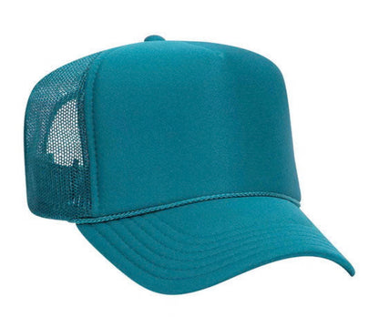 Polyester Foam Front 5-Panel Mesh Back Trucker Hats