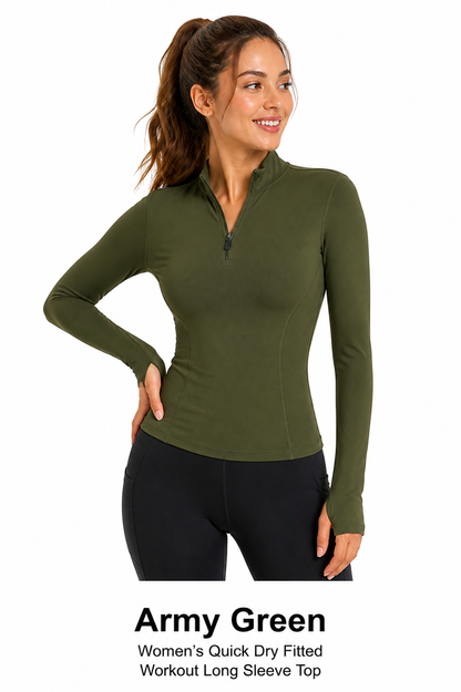 Women’s Quick Dry Fitted Workout Top