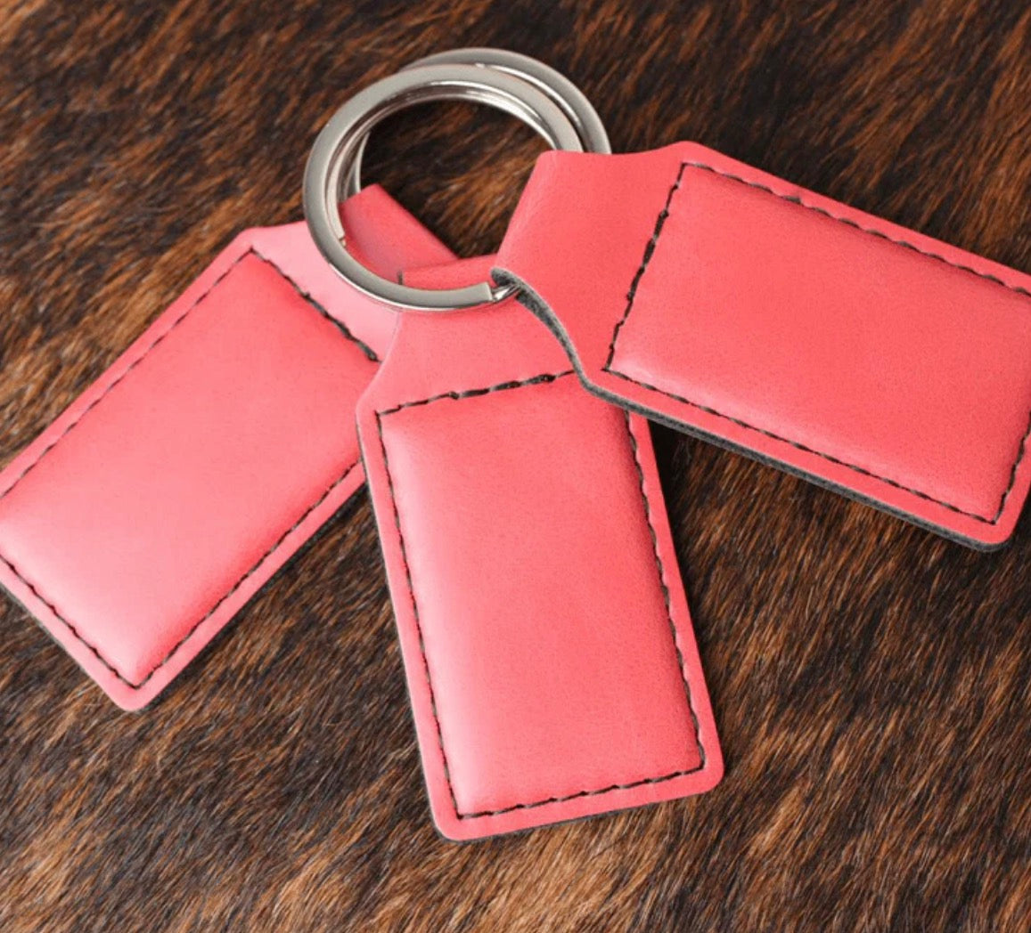 Leatherette Keychains