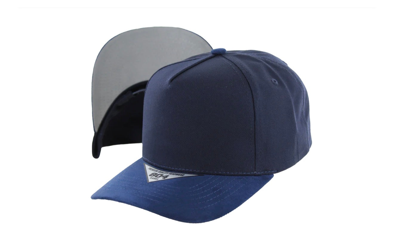 Kamel 804 5 Panel Suede Visor HIGH CROWN SLIGHT CURVE