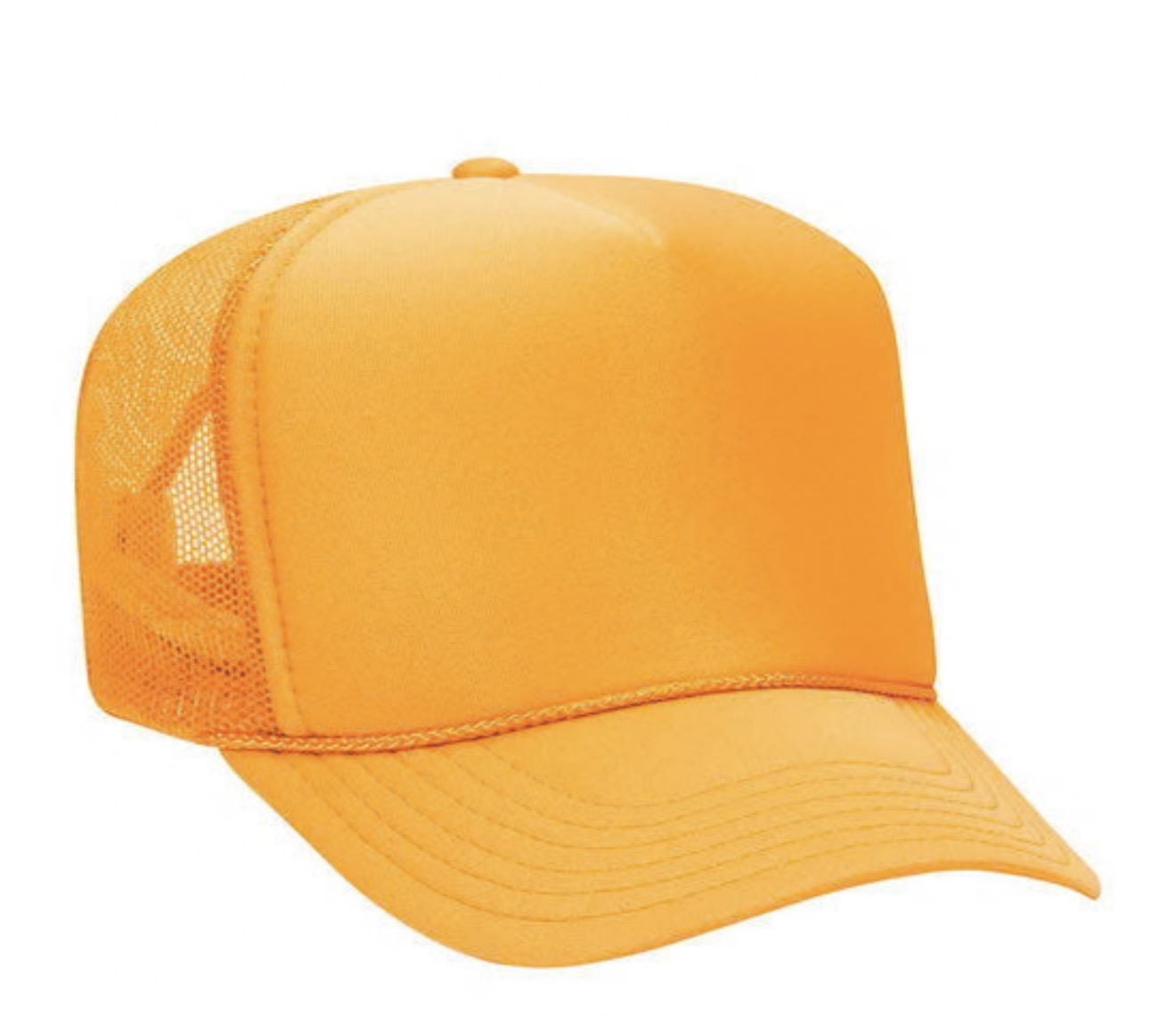 Polyester Foam Front 5-Panel Mesh Back Trucker Hats