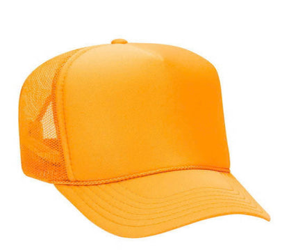 Polyester Foam Front 5-Panel Mesh Back Trucker Hats