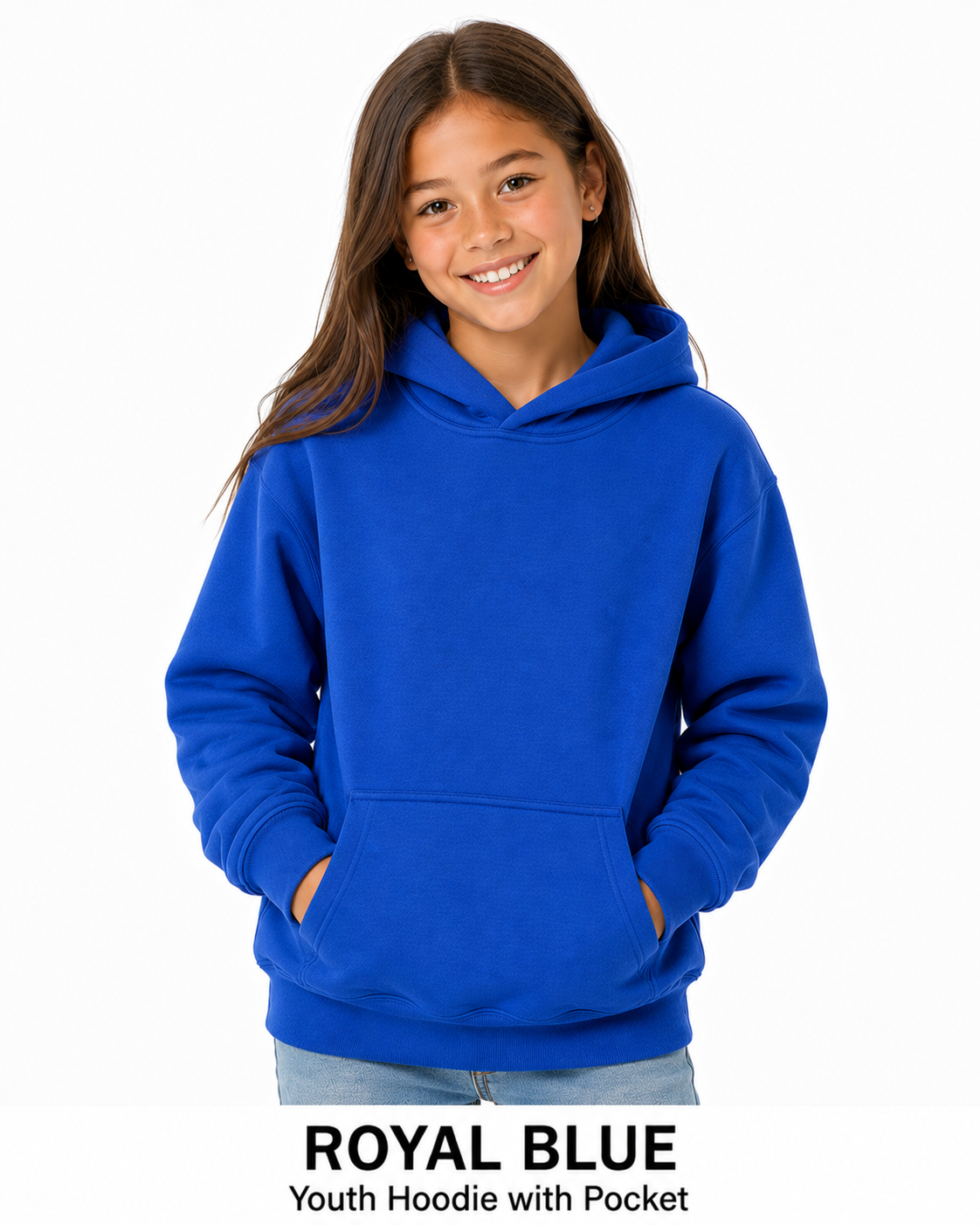 Youth Cotton Hoodie Unisex Sweatshirts