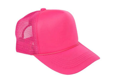 Polyester Foam Front 5-Panel Mesh Back Trucker Hats