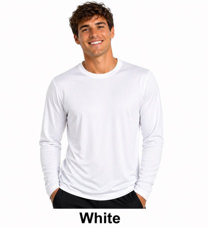 Performance Long Sleeve Unisex Shirts (100% polyester)