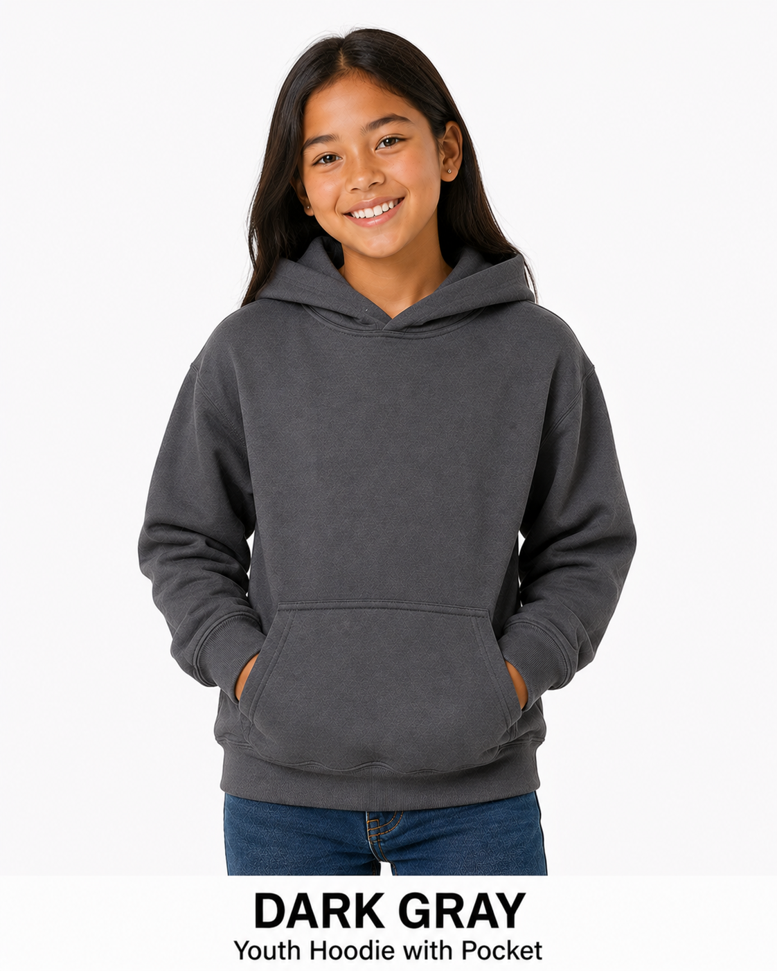 Youth Cotton Hoodie Unisex Sweatshirts