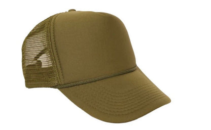 Polyester Foam Front 5-Panel Mesh Back Trucker Hats