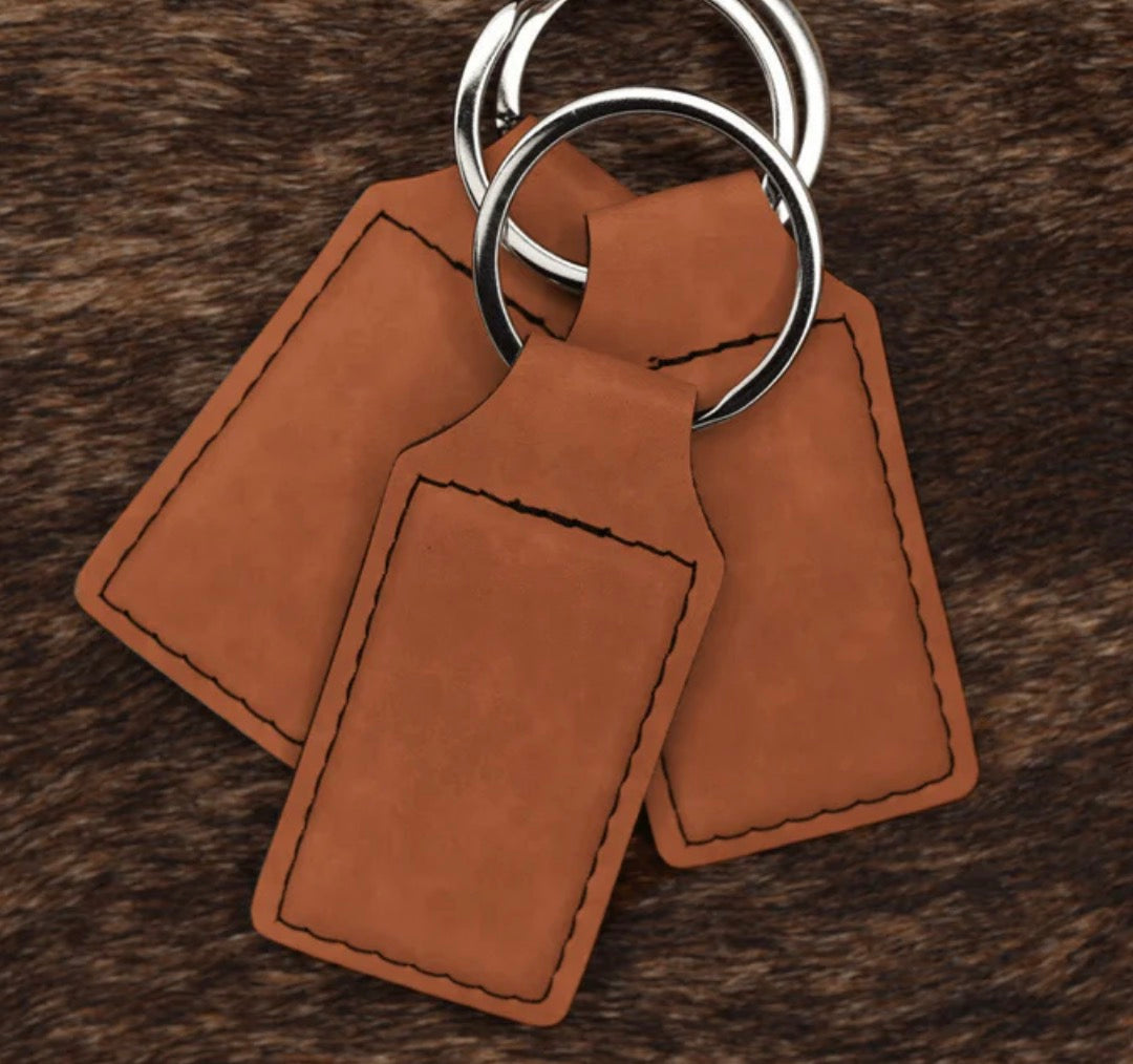 Leatherette Keychains