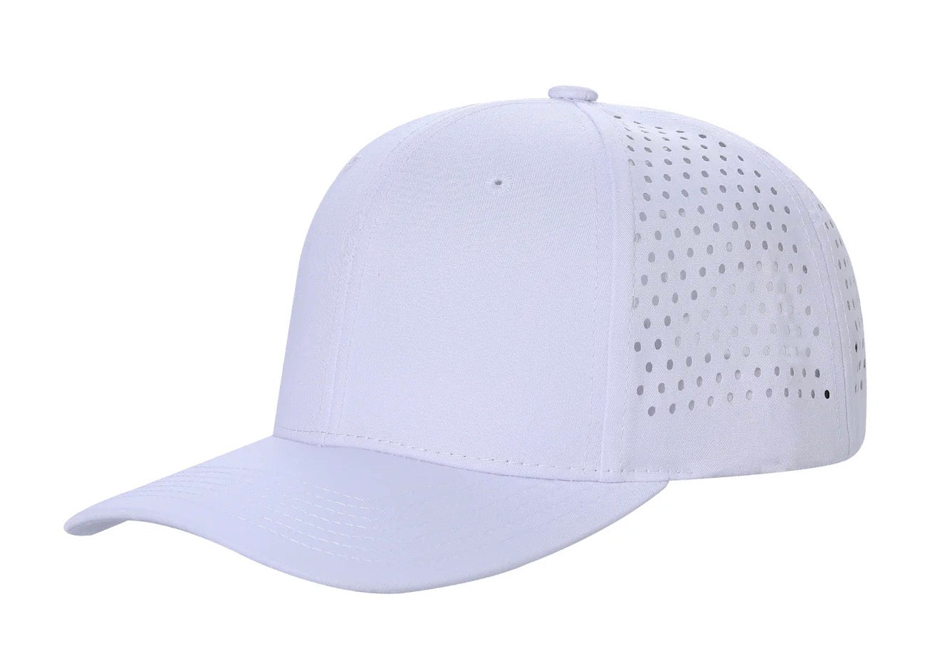 Dallas 815 Hydro 6 Panel Performance Laser Perforated Snapback Trucker Cap